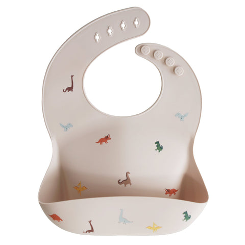 Mushie Silicone Baby Bib, -- ANB Baby