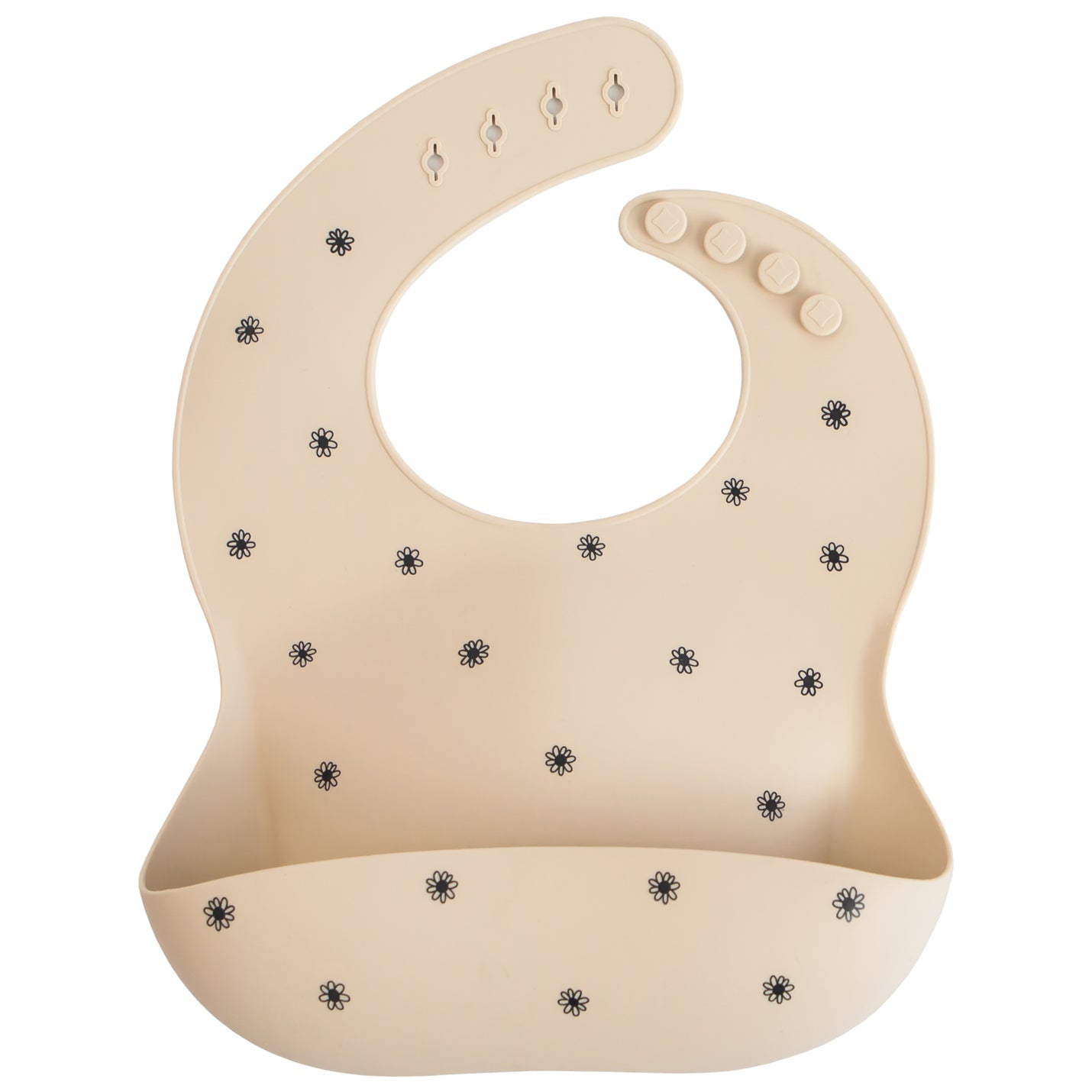 Mushie Silicone Baby Bib, -- ANB Baby