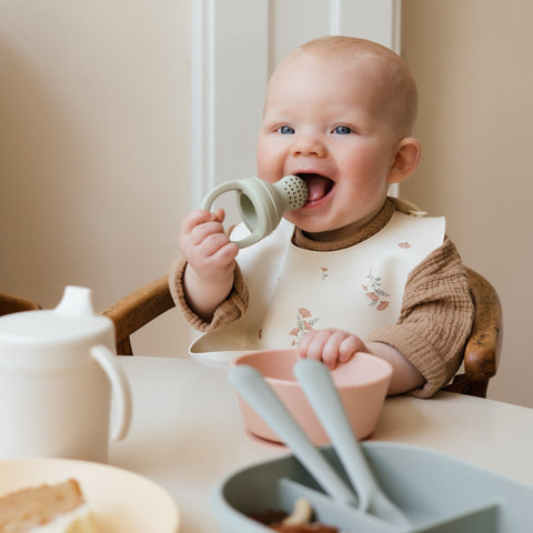 Mushie Silicone Fresh Food Feeder 2 Pack, -- ANB Baby