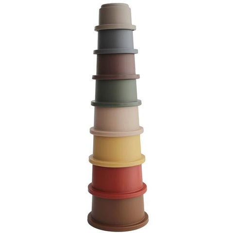 Mushie Stacking Cups Toy, -- ANB Baby