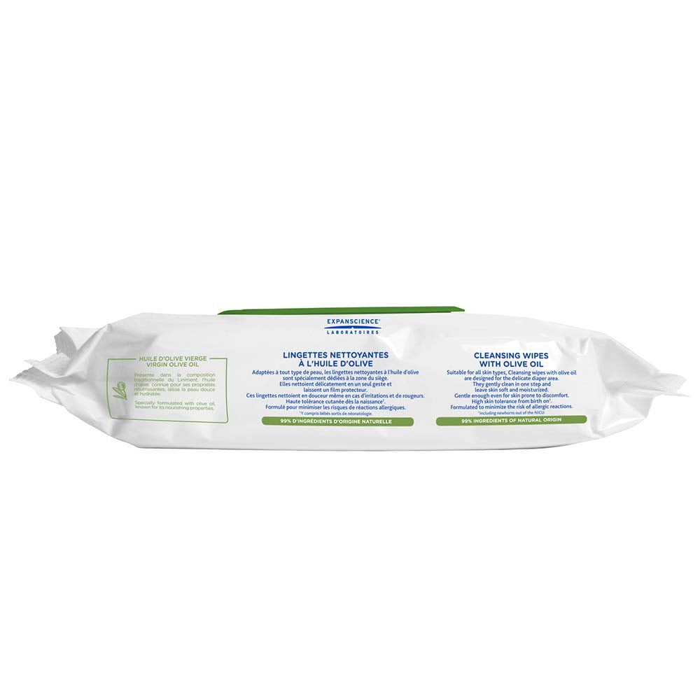 Mustela Cleansing Wipes with Olive Oil, 50 Count, -- ANB Baby