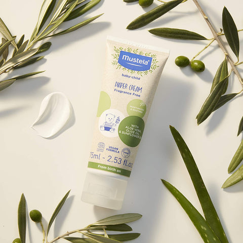 Mustela Diaper Cream with Olive Oil and Aloe 75 ml, -- ANB Baby