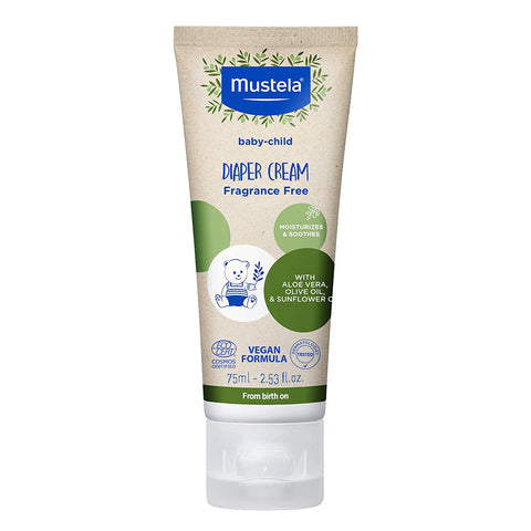 Mustela Diaper Cream with Olive Oil and Aloe 75 ml, -- ANB Baby