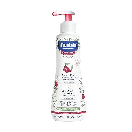 Mustela Soothing Cleansing Gel 10.14 Oz, -- ANB Baby