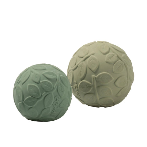 Natruba Rubber Leaf Sensory Ball Set, -- ANB Baby