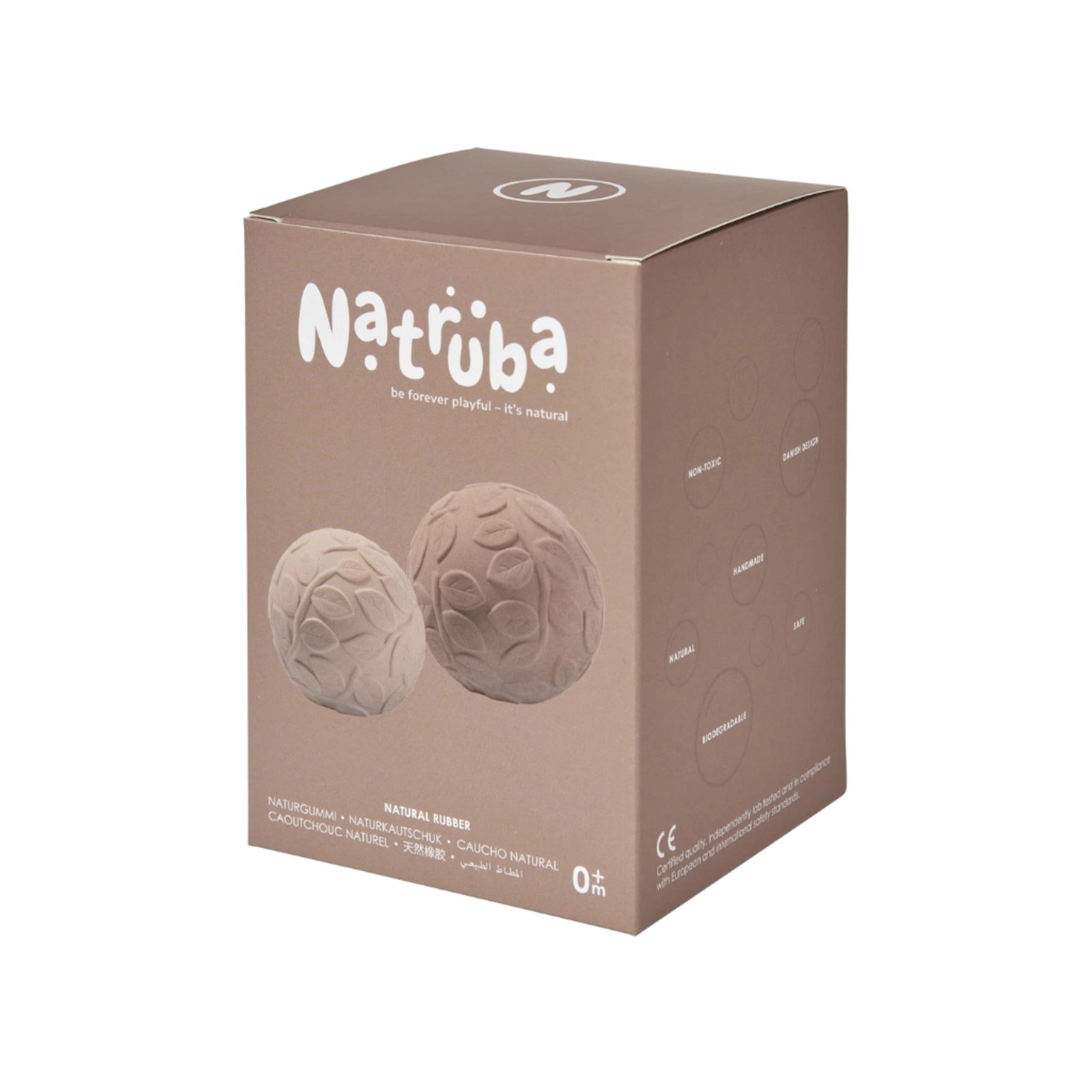 Natruba Rubber Leaf Sensory Ball Set, -- ANB Baby