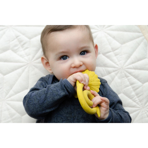 Natruba Sunflower Teether, Yellow, -- ANB Baby