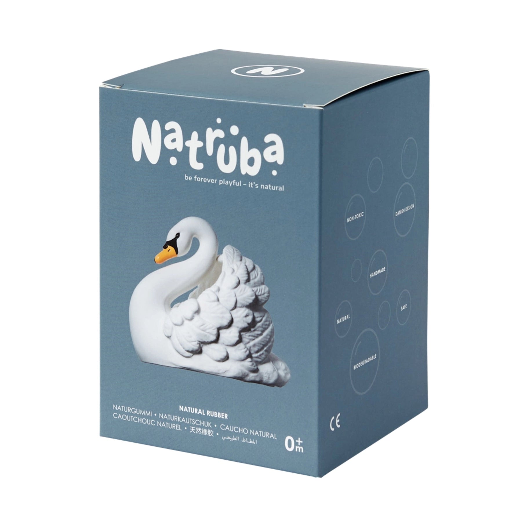 Natruba White Swan Bath Toy, -- ANB Baby