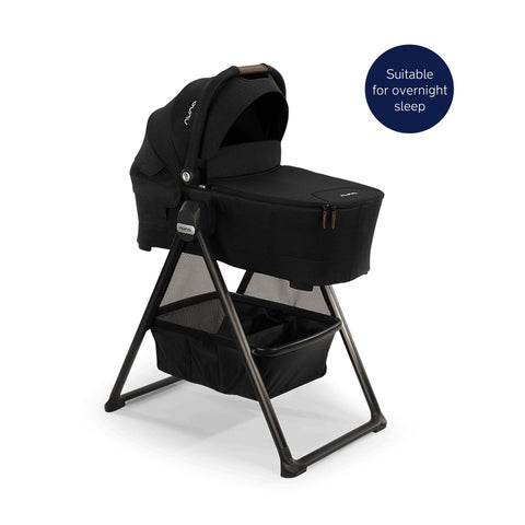 Nuna LYTL Bassinet + Stand, Caviar, -- ANB Baby