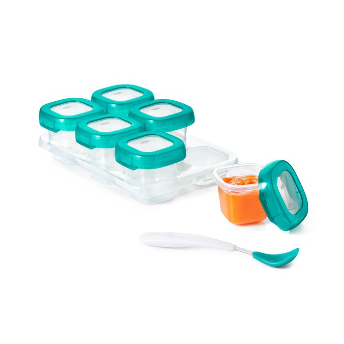 OXO Tot Baby Blocks Freezer Storage Containers, 2 Oz., -- ANB Baby