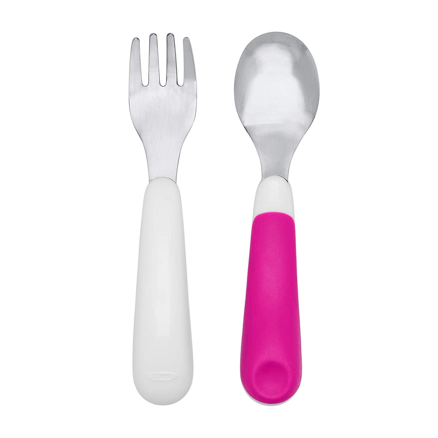 OXO TOT On-The-Go Fork And Spoon Set with Carrying Case, -- ANB Baby