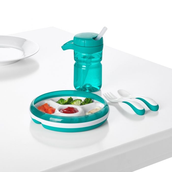 OXO TOT Plastic Fork And Spoon Training Set, -- ANB Baby