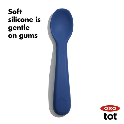 OXO Tot Silicone Spoon Set, -- ANB Baby