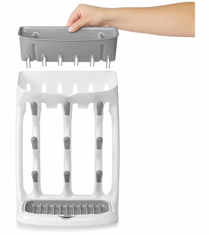 OXO TOT Space Saving Drying Rack - Gray, -- ANB Baby