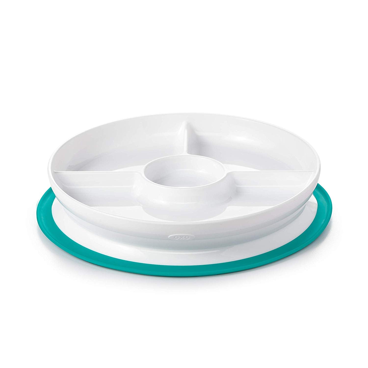 OXO TOT Stick and Stay Suction Plate, Divided Plate or Bowl, -- ANB Baby