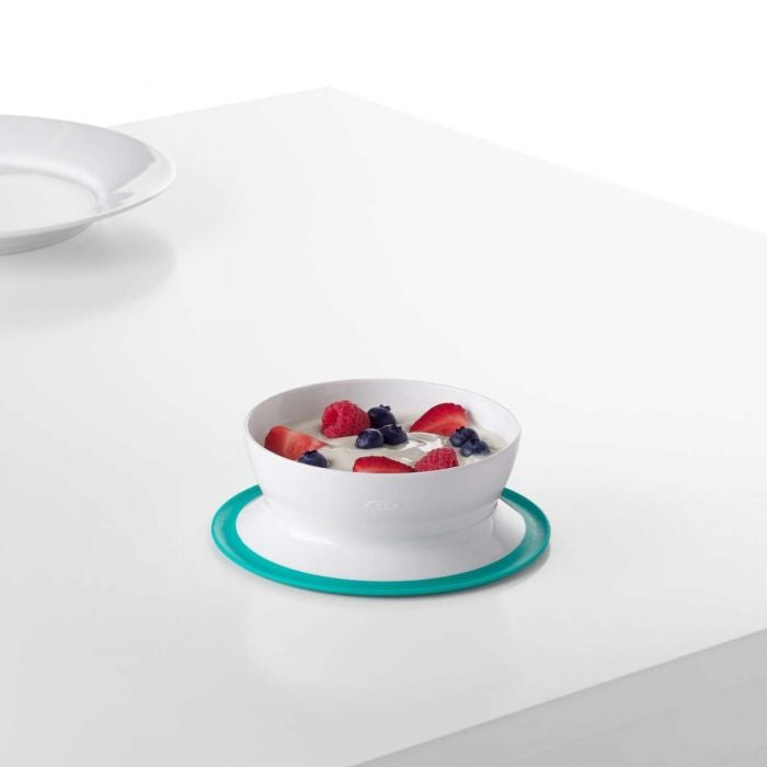 OXO TOT Stick and Stay Suction Plate, Divided Plate or Bowl, -- ANB Baby