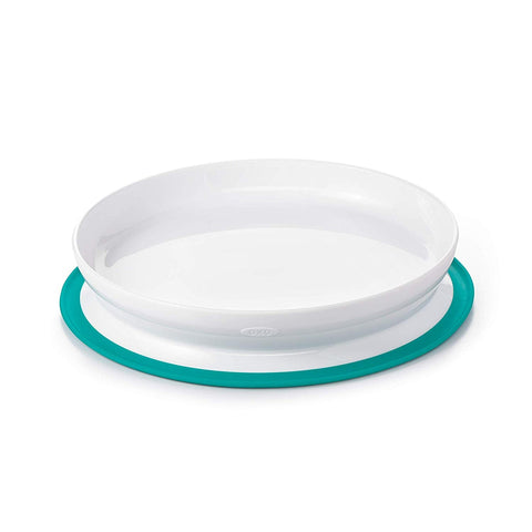 OXO TOT Stick and Stay Suction Plate, Divided Plate or Bowl, -- ANB Baby