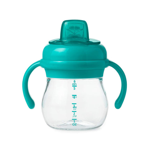 OXO TOT Transitions Soft Spout Sippy Cup with Removable Handles - 6 OZ, -- ANB Baby