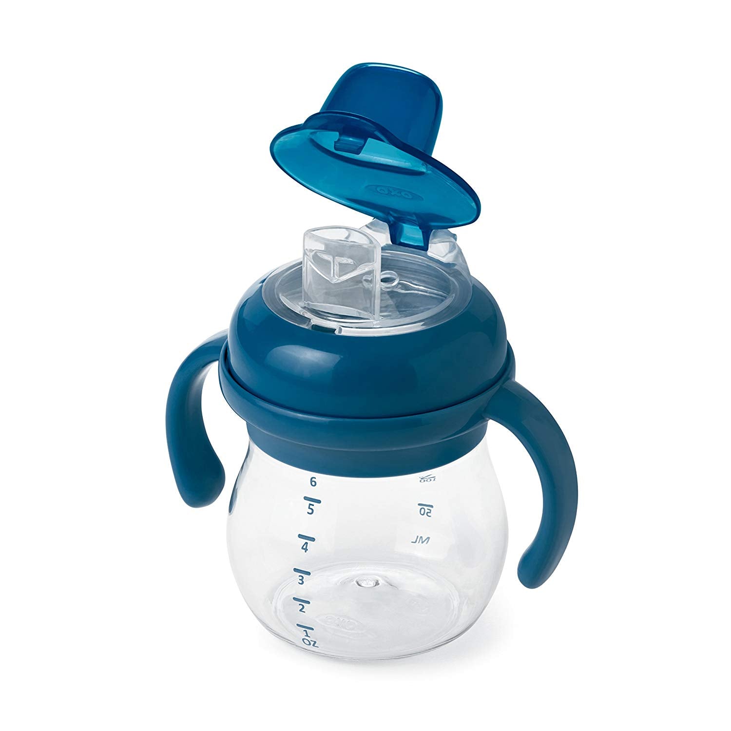 OXO TOT Transitions Soft Spout Sippy Cup with Removable Handles - 6 OZ, -- ANB Baby
