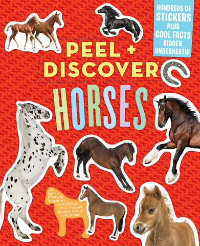 Peel + Discover: Horses Paperback, -- ANB Baby