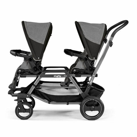 Peg Perego Duette Piroet Baby Stroller with Seats & Chassis included, City Grey, -- ANB Baby