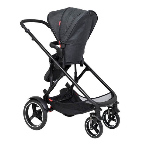 Phil & Teds V6 Voyager Stroller & Liner, Black, -- ANB Baby