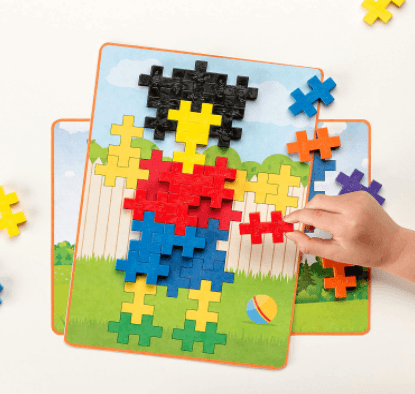 Plus-Plus Big Picture Basic Color Mix Puzzles, Large, -- ANB Baby