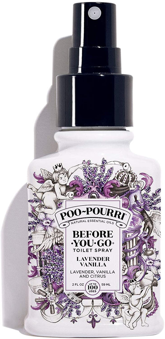 Poo-Pourri Before-You- Go Toilet Spray, 2 Fl Oz, Lavender Vanilla Scent, -- ANB Baby