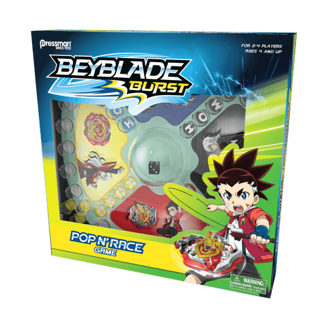 Pressman Toys Beyblade Burst Pop 'N' Race, -- ANB Baby