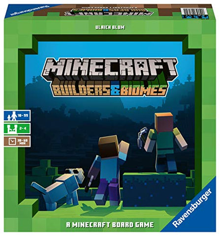 Ravensburger Minecraft: Builders & Biomes Strategy Board Game, -- ANB Baby