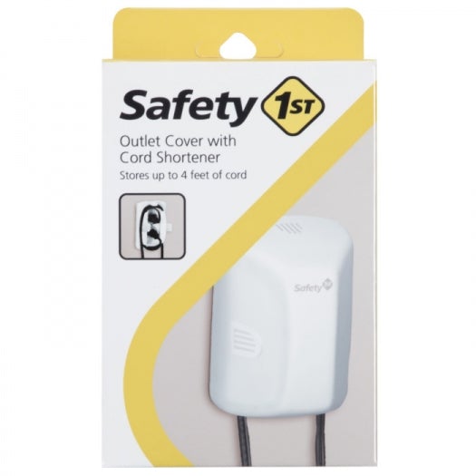 Safety 1st Outlet Cover with Cord Shortener, -- ANB Baby