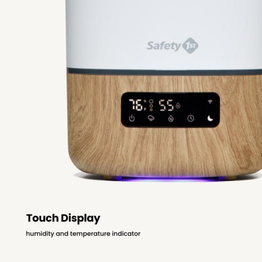 Safety 1st Smart Humidifier, White / Wood, -- ANB Baby