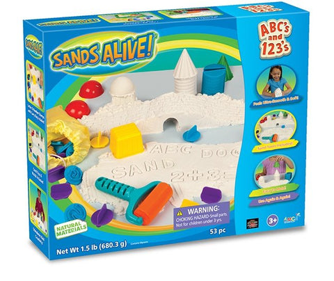 SANDS ALIVE Letters ABC's and 123's, -- ANB Baby