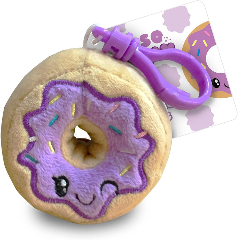 Scentco Oh So Yummy Backpack Buddies Scented Plush Toy Clips - Donut, -- ANB Baby