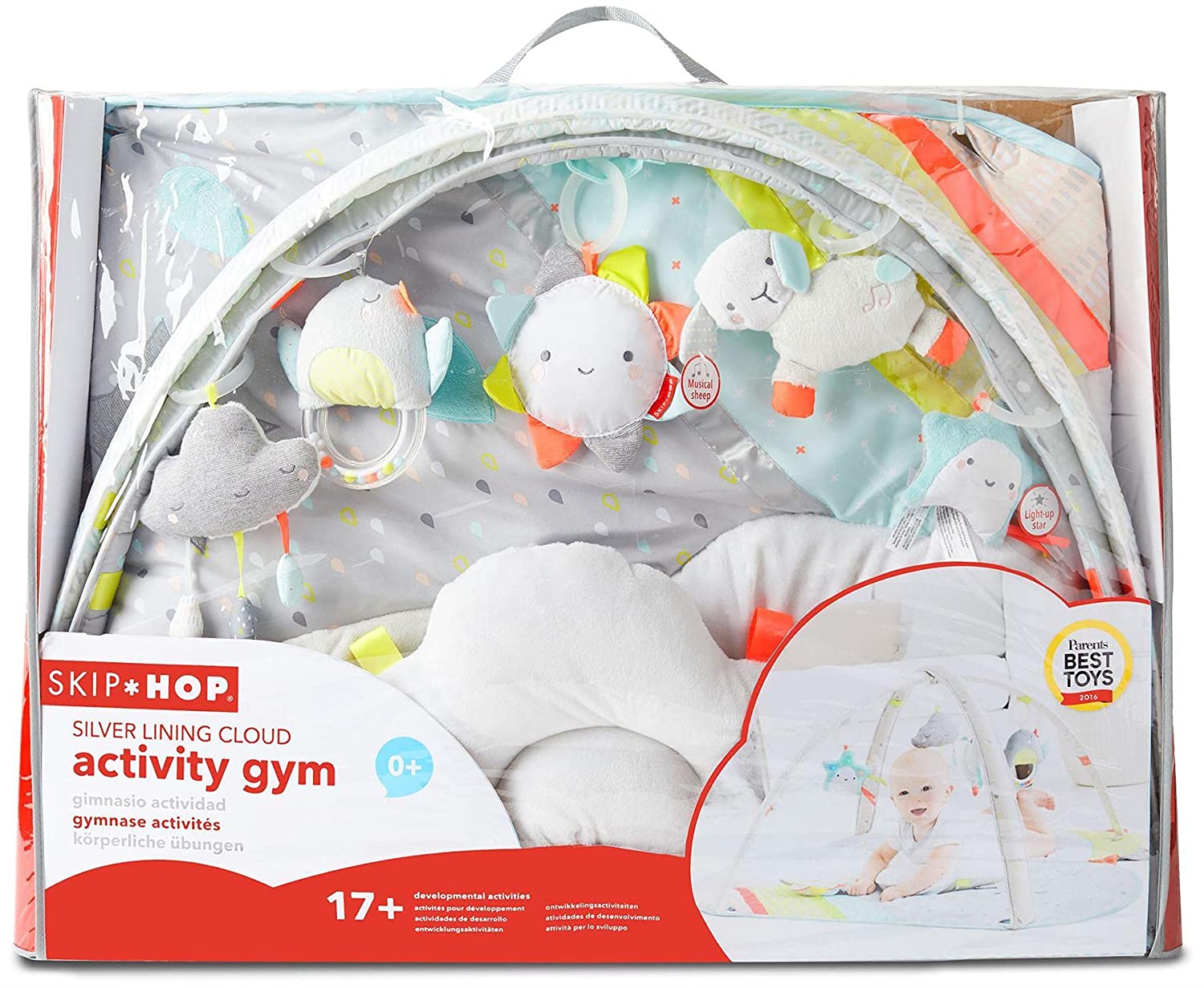 Skip Hop Baby Play Gym, Silver Lining Cloud, Grey, -- ANB Baby