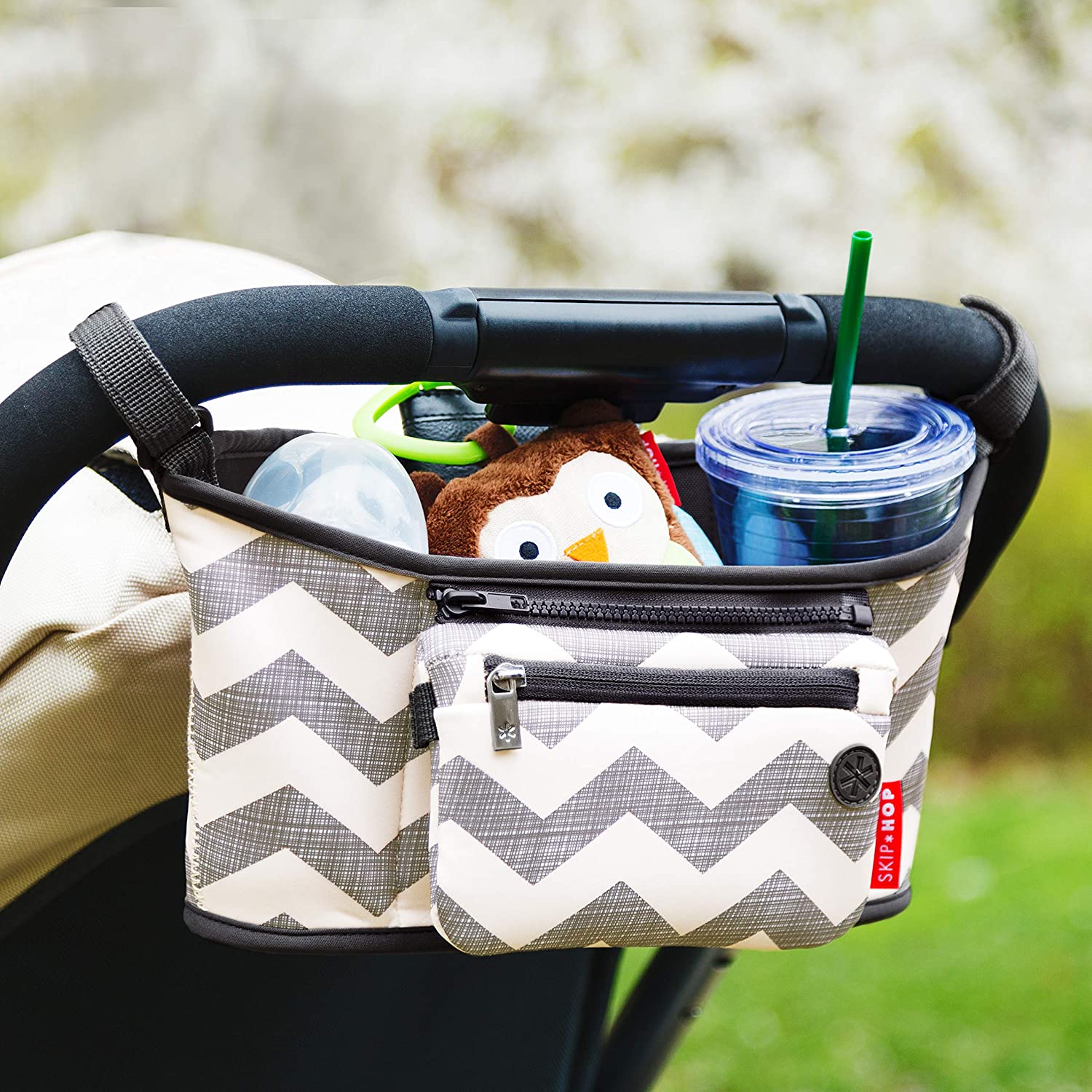 SKIP HOP Grab and Go Stroller Organizer Chevron, -- ANB Baby