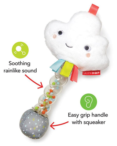 Skip Hop Silver Lining Cloud Rain Stick Cloud, -- ANB Baby