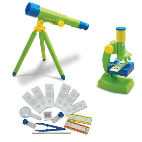 Small World Toys Junior Telescope and Microscope Set, -- ANB Baby