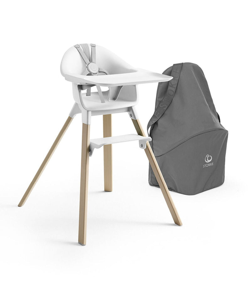 Stokke Clikk High Chair with Travel Bag, White, -- ANB Baby