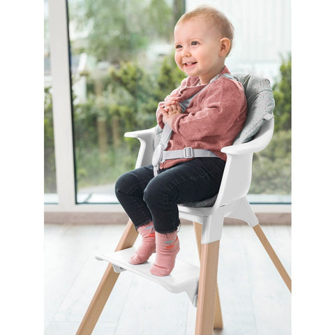 Stokke Clikk High Chair with Travel Bag, White, -- ANB Baby