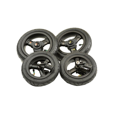 StrollAir Air Tires For Cosmos Stroller (Set of 4 Tires) - Black, -- ANB Baby