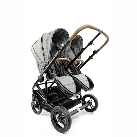 StrollAir Twin Way Twin Stroller/Double Stroller - Denim Slate, -- ANB Baby