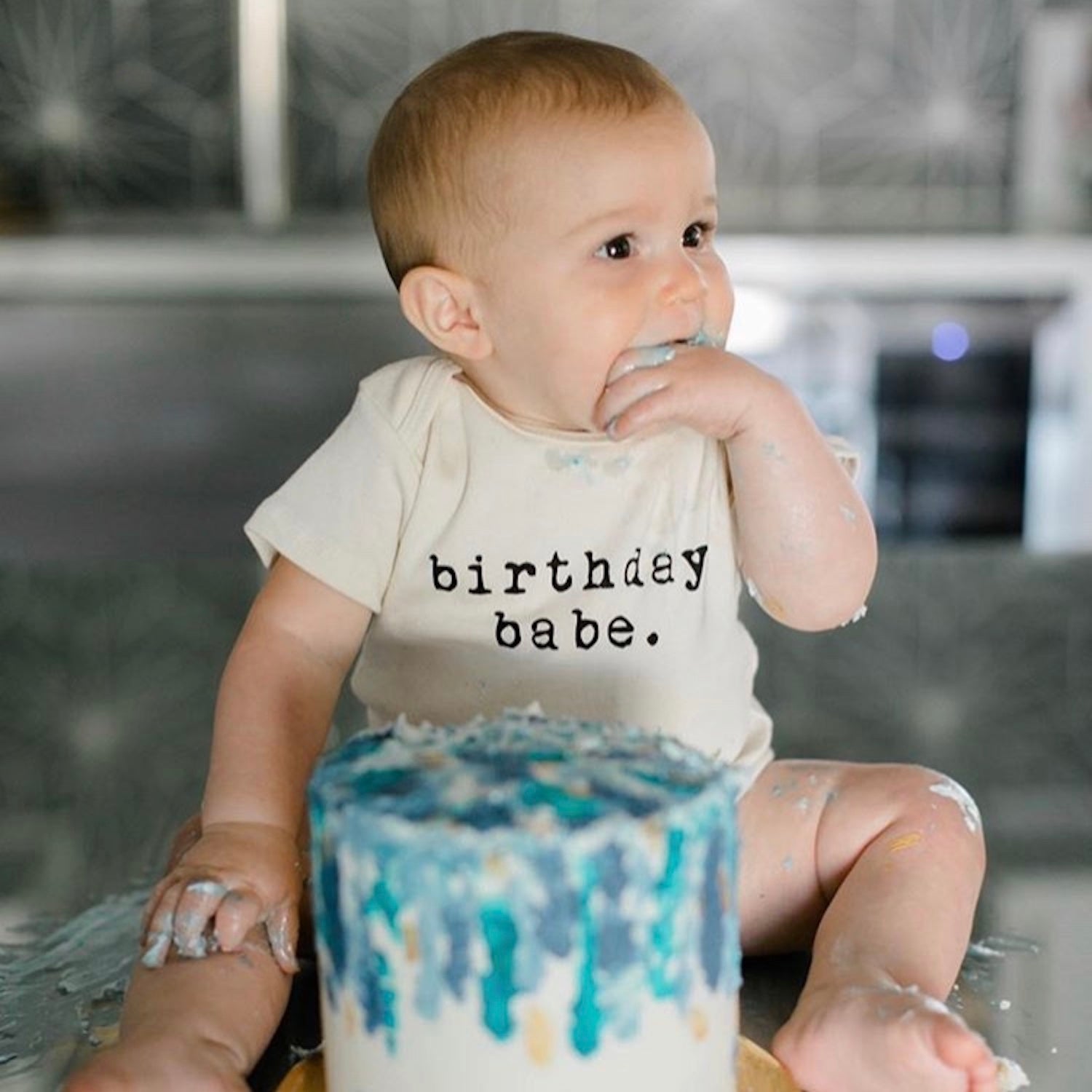 Tenth & Pine Birthday Babe Organic Cotton Onesie, -- ANB Baby