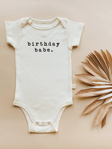 Tenth & Pine Birthday Babe Organic Cotton Onesie, -- ANB Baby