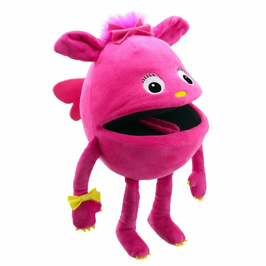 The Puppet Company Pink Monster Hand Puppet, -- ANB Baby