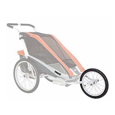 Thule Chariot Jogging Kit for Cheetah XT / Cheetah / Cougar - Silver, -- ANB Baby