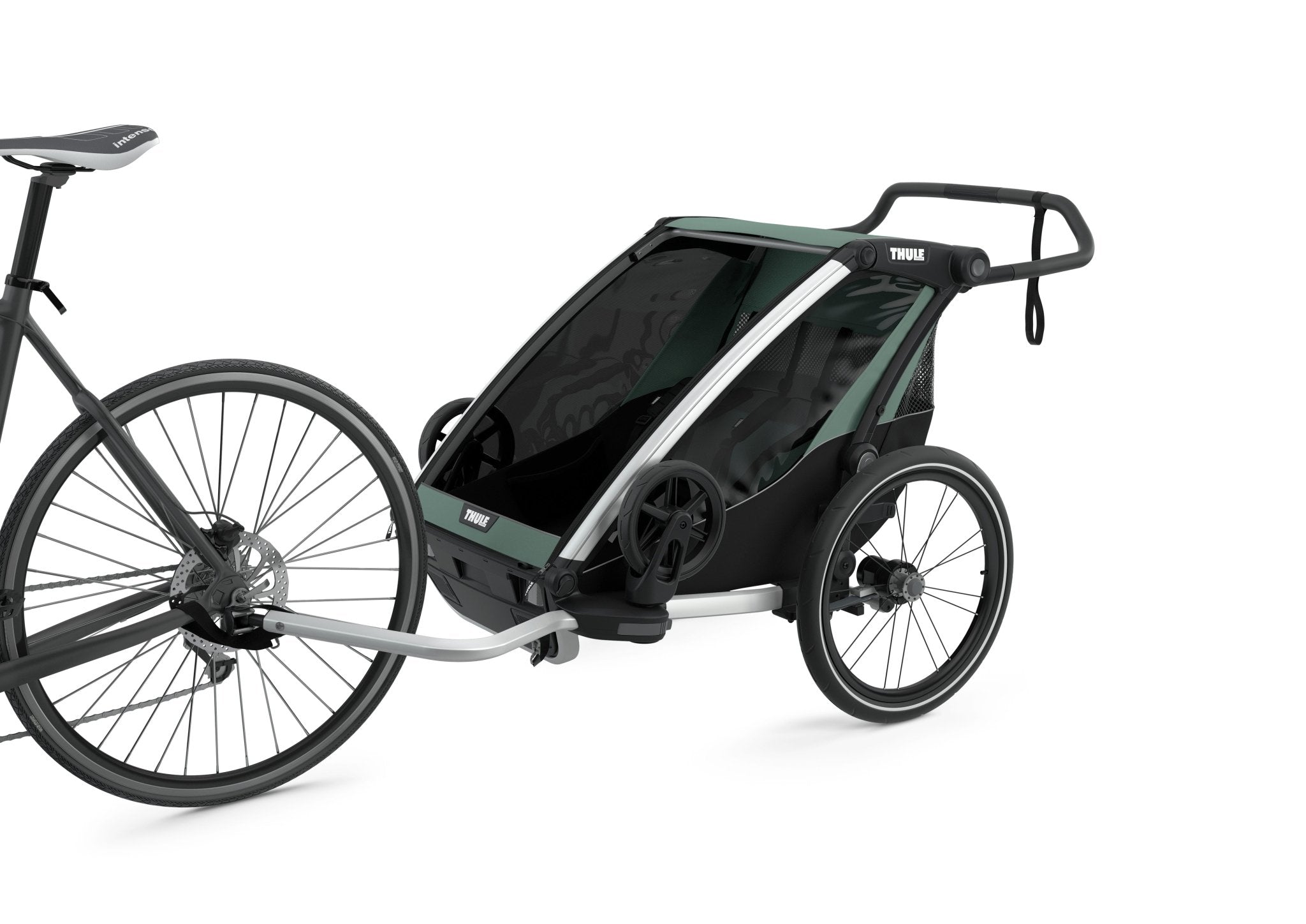 Thule Chariot Lite 2 Multisport Trailer & Stroller, Agave, -- ANB Baby