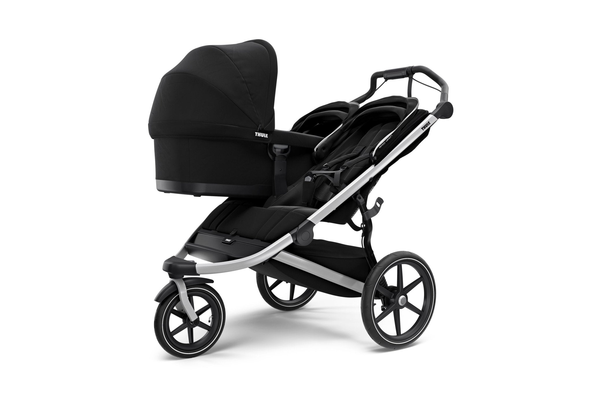 Thule Double Urban Glide 2 Jogging Stroller, Black, -- ANB Baby