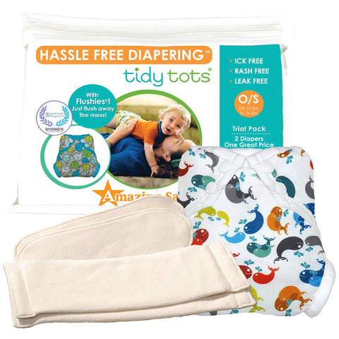 Tidy Tots Diaper Trial Set, Hemp, -- ANB Baby