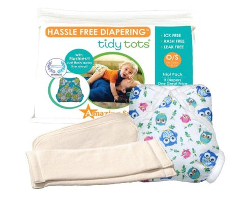 Tidy Tots Diaper Trial Set, Hemp, -- ANB Baby